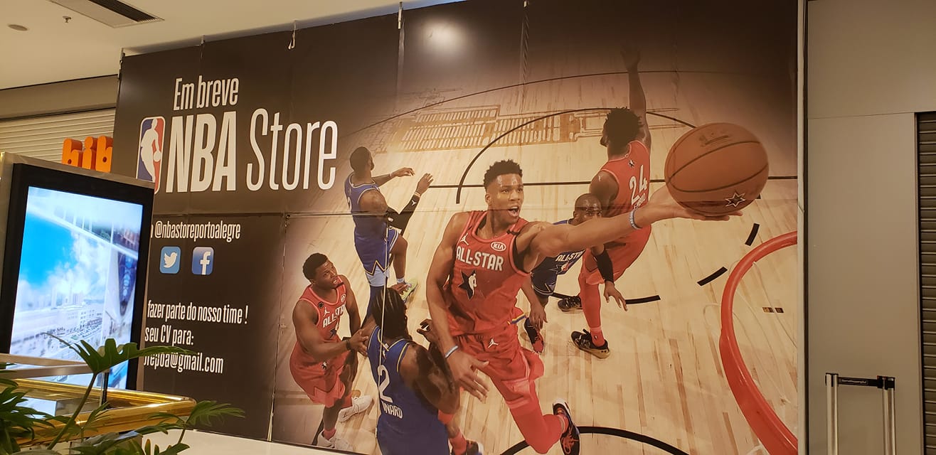 Nba Store Custom Lab Projeto NBA Store | i9 Comunicação Visual Curitiba